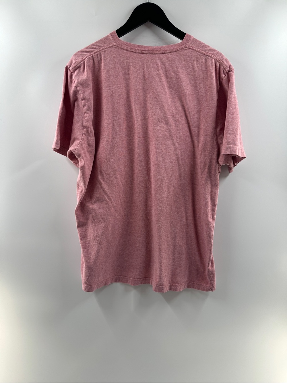 Light Pink V-Neck T-Shirt Men's XL 100% Cotton - Picture 5 of 8